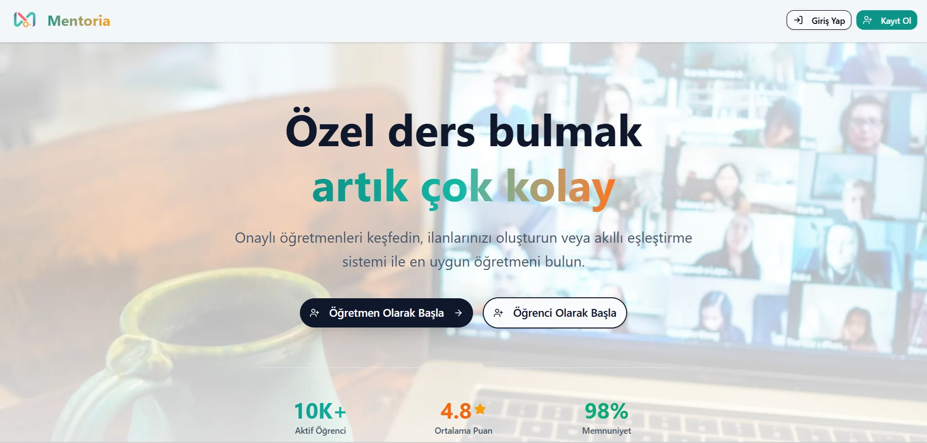 Mentoria - Özel Ders Platformu